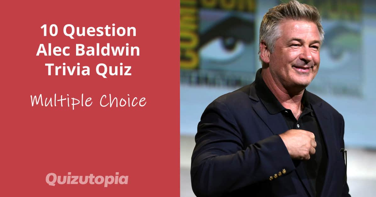 10 Question Alec Baldwin Multiple Choice Trivia Quiz