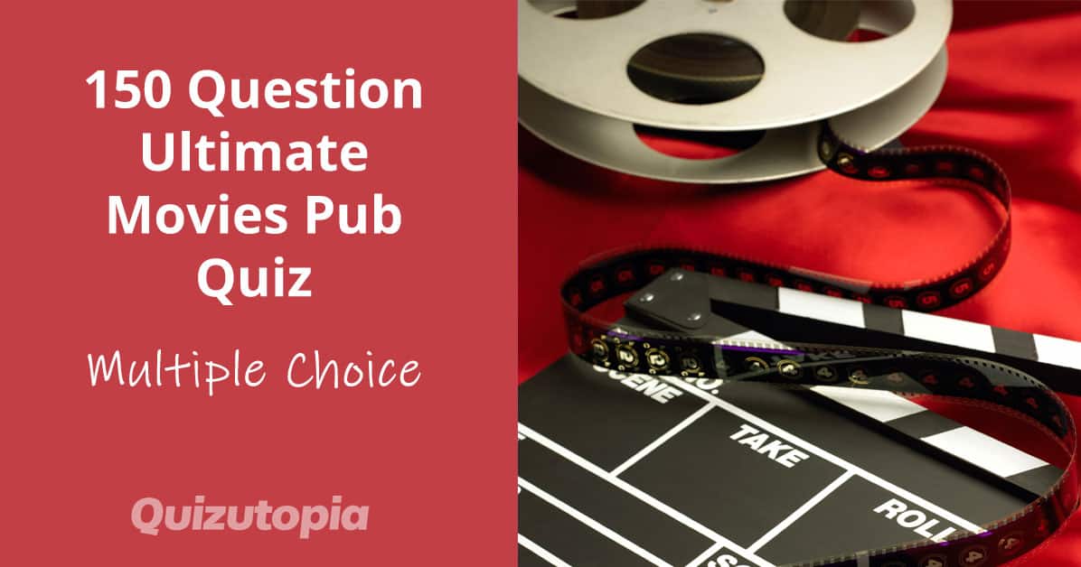 150 Question Ultimate Movies Pub Quiz - Multiple Choice