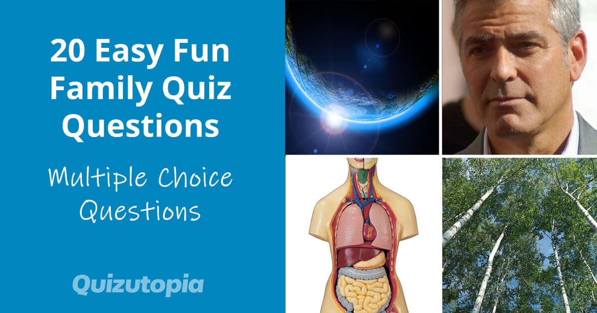 20 Easy Fun Family Quiz Questions And Answers